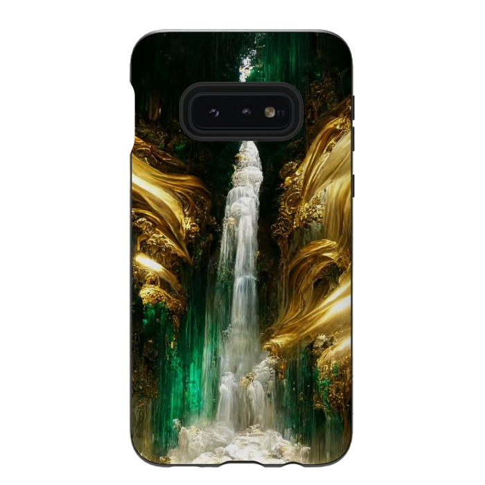 Galaxy S10e StrongFit sparkle waterfall by haroulita