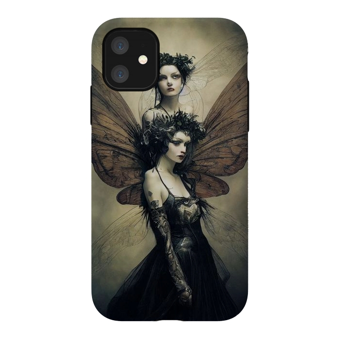 iPhone 11 StrongFit vintage fairies by haroulita