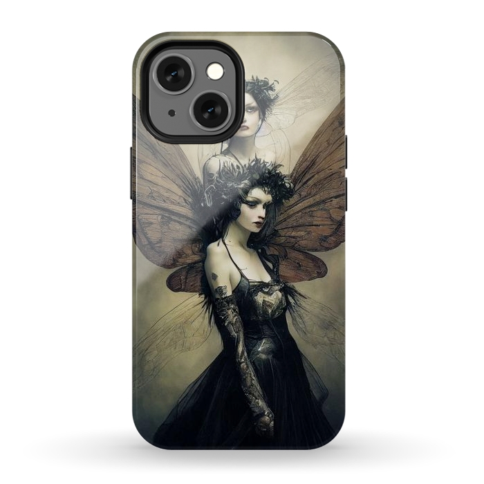 iPhone 13 mini StrongFit vintage fairies by haroulita