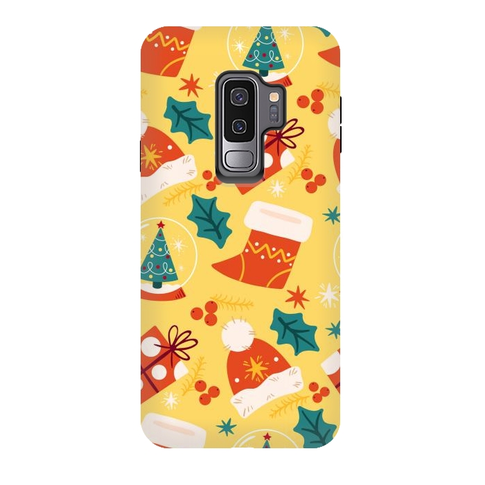 Galaxy S9 plus StrongFit Christmas Boots and Hats by ArtsCase