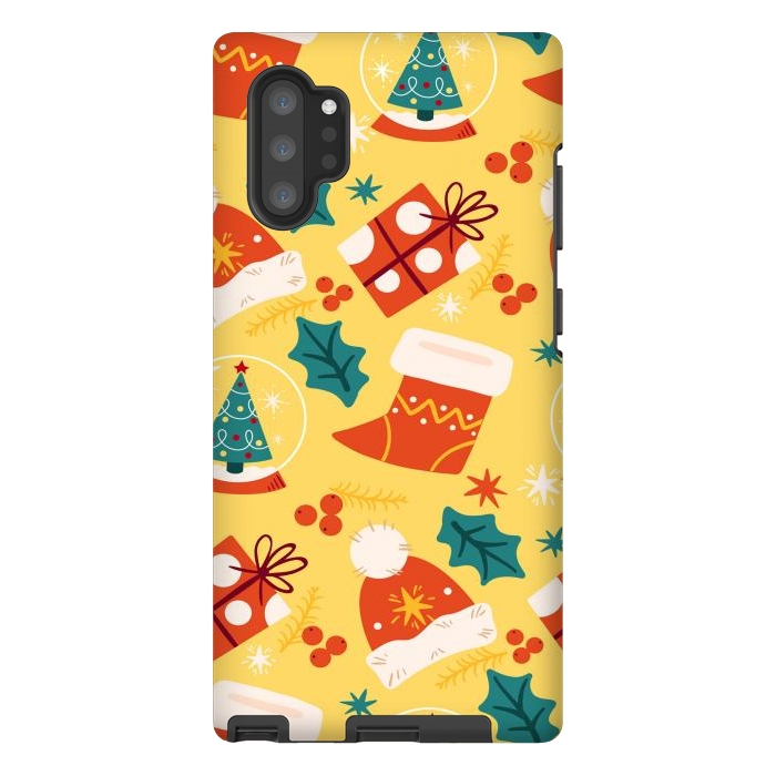 Galaxy Note 10 plus StrongFit Christmas Boots and Hats by ArtsCase