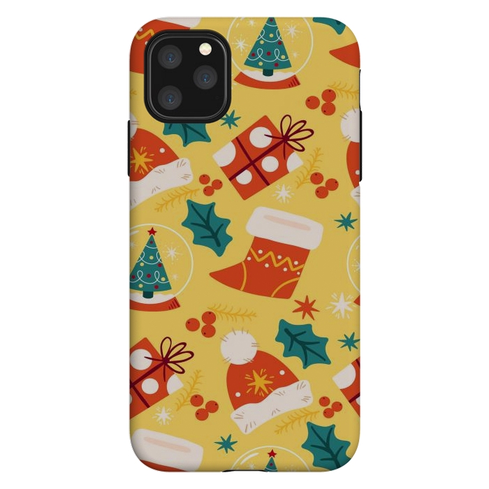 iPhone 11 Pro Max StrongFit Christmas Boots and Hats by ArtsCase
