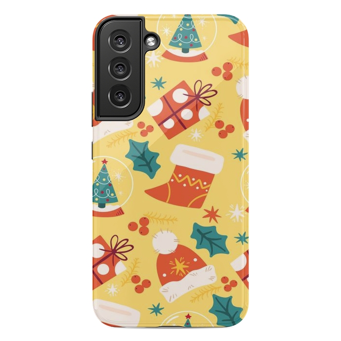 Galaxy S22 plus StrongFit Christmas Boots and Hats by ArtsCase