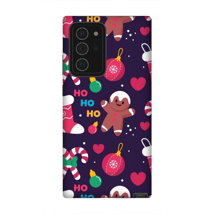 Galaxy Note 20 Ultra StrongFit Christmas Happiness HO HO HO HO by ArtsCase