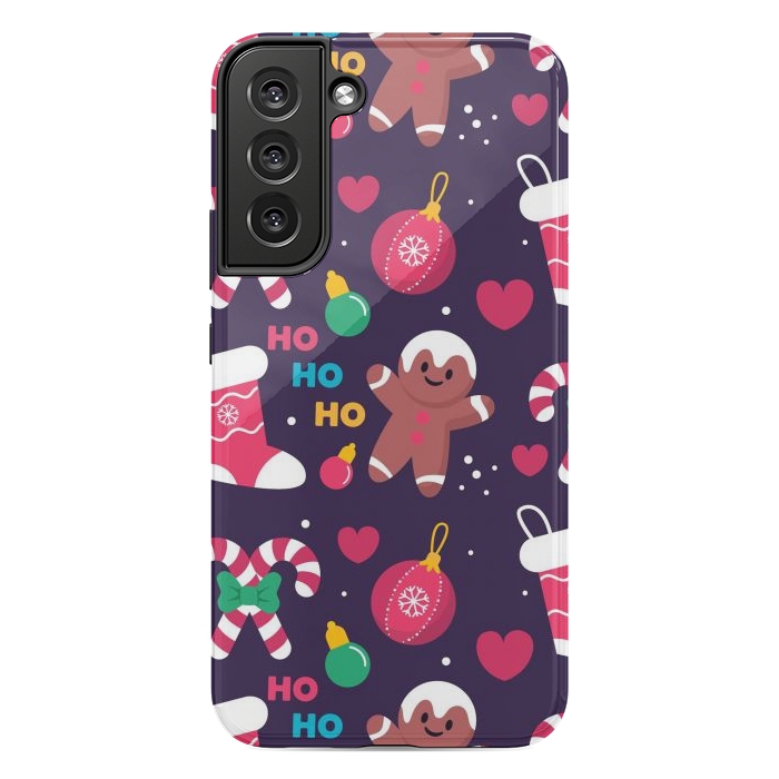 Galaxy S22 plus StrongFit Christmas Happiness HO HO HO HO by ArtsCase