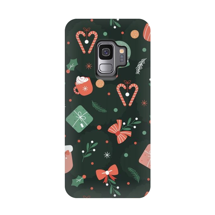 Galaxy S9 StrongFit Christmas Objects by ArtsCase