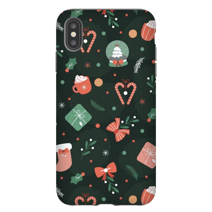 iPhone Xs Max StrongFit Christmas Objects by ArtsCase
