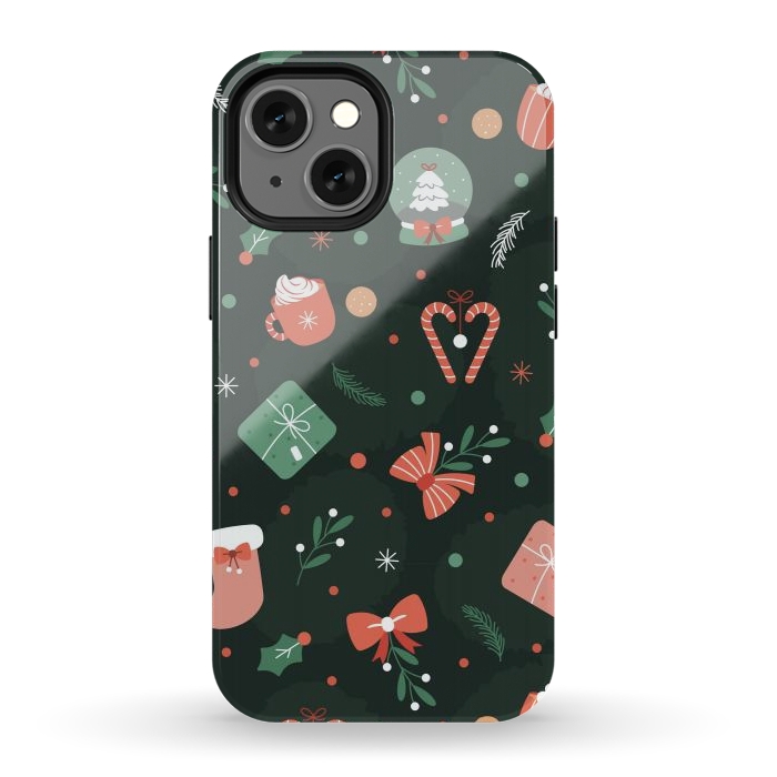 iPhone 13 mini StrongFit Christmas Objects by ArtsCase