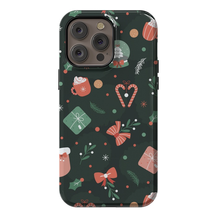 iPhone 14 Pro max StrongFit Christmas Objects by ArtsCase