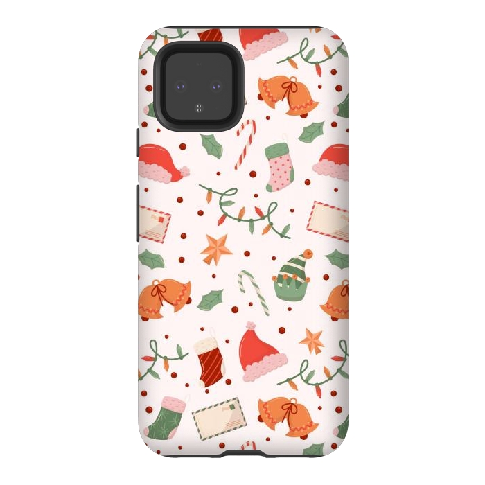 Pixel 4 StrongFit Christmas Pattern XXXXX by ArtsCase