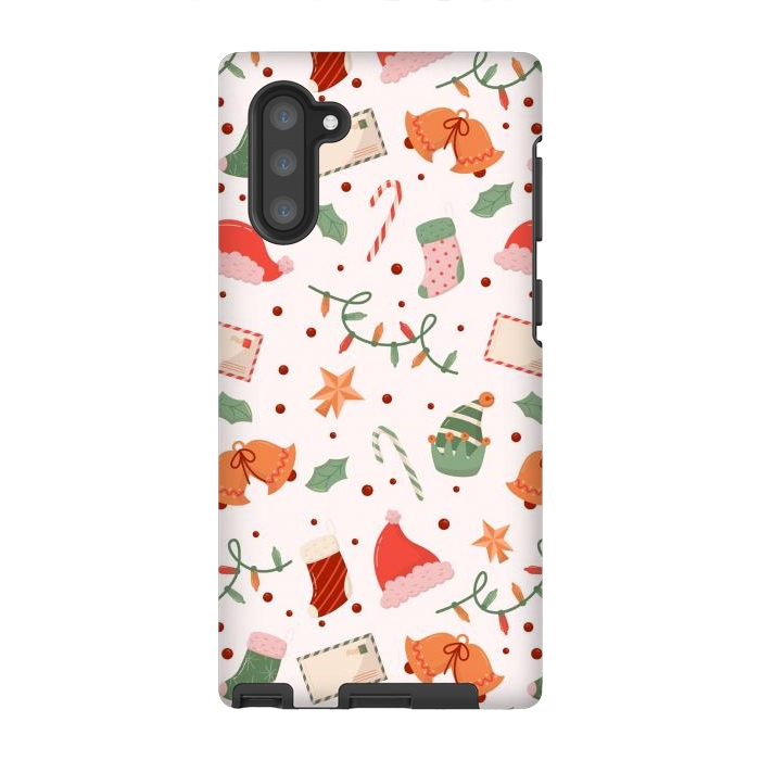 Galaxy Note 10 StrongFit Christmas Pattern XXXXX by ArtsCase