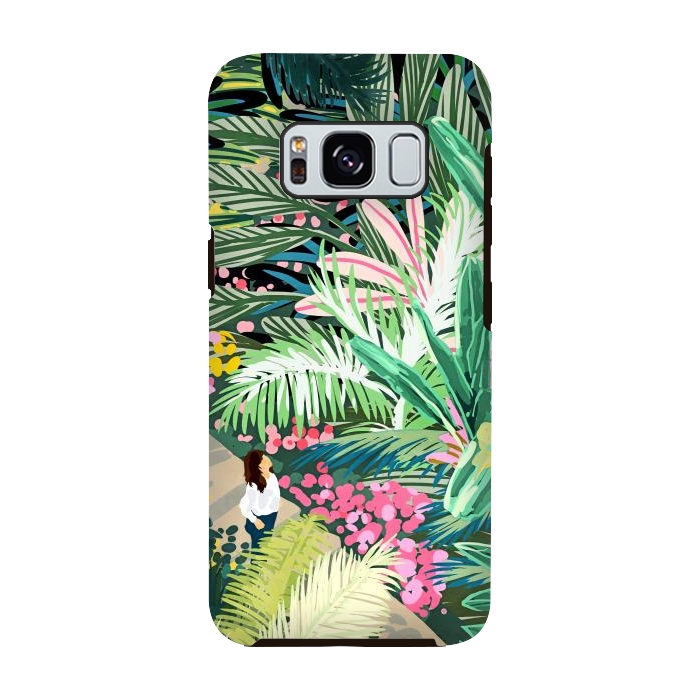 Galaxy S8 StrongFit Bohemian Jungle by Uma Prabhakar Gokhale