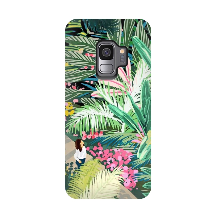 Galaxy S9 StrongFit Bohemian Jungle by Uma Prabhakar Gokhale