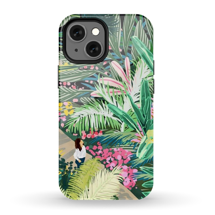 iPhone 12 mini StrongFit Bohemian Jungle by Uma Prabhakar Gokhale