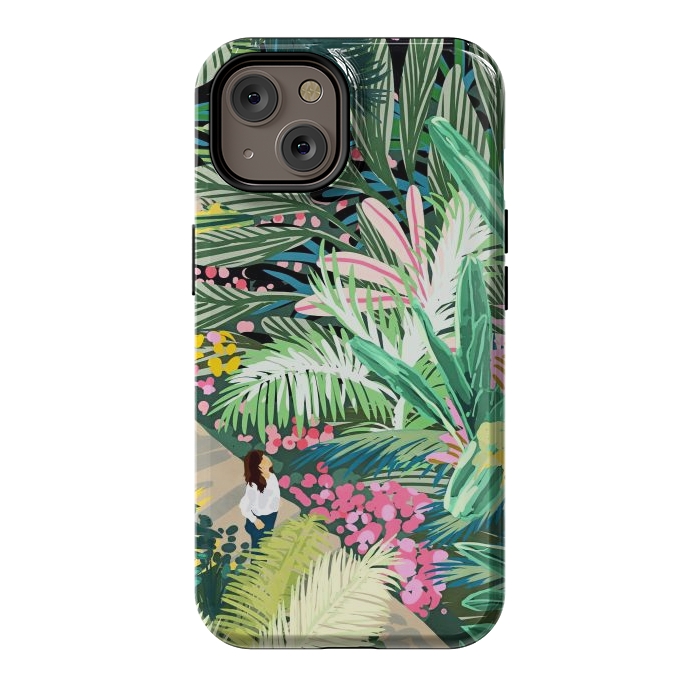 iPhone 14 StrongFit Bohemian Jungle by Uma Prabhakar Gokhale