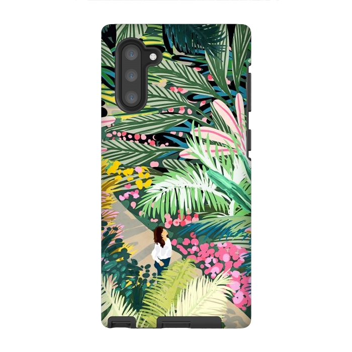 Galaxy Note 10 StrongFit Bohemian Jungle by Uma Prabhakar Gokhale