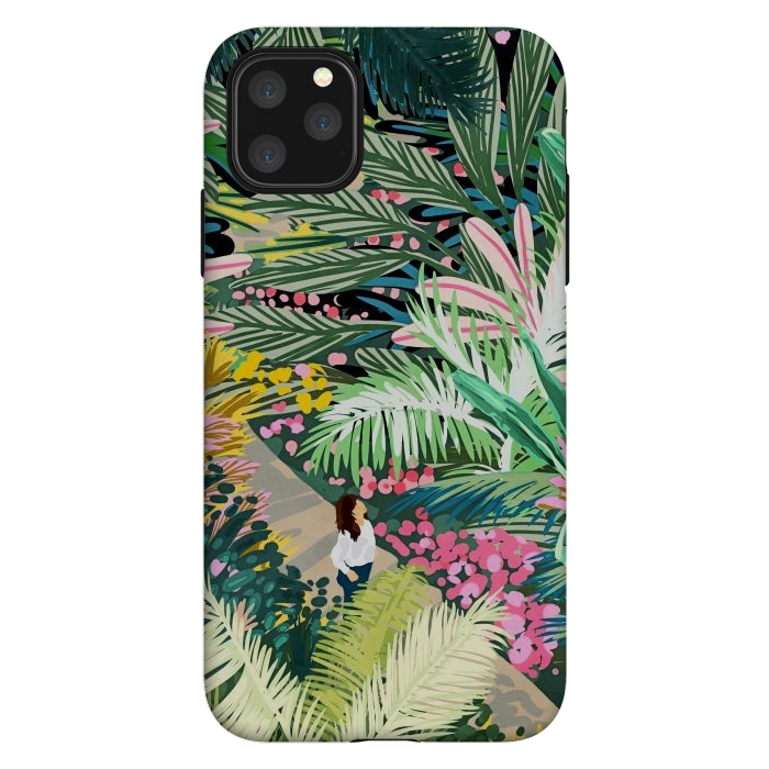 iPhone 11 Pro Max StrongFit Bohemian Jungle by Uma Prabhakar Gokhale