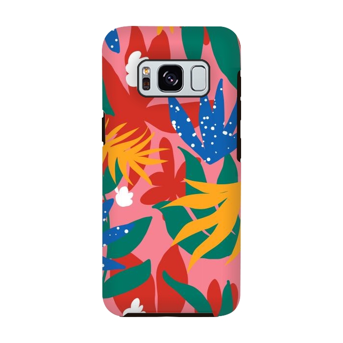 Galaxy S8 StrongFit Blush in The Jungle by Uma Prabhakar Gokhale