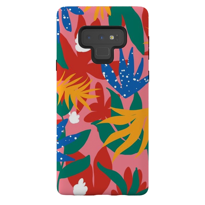 Galaxy Note 9 StrongFit Blush in The Jungle by Uma Prabhakar Gokhale