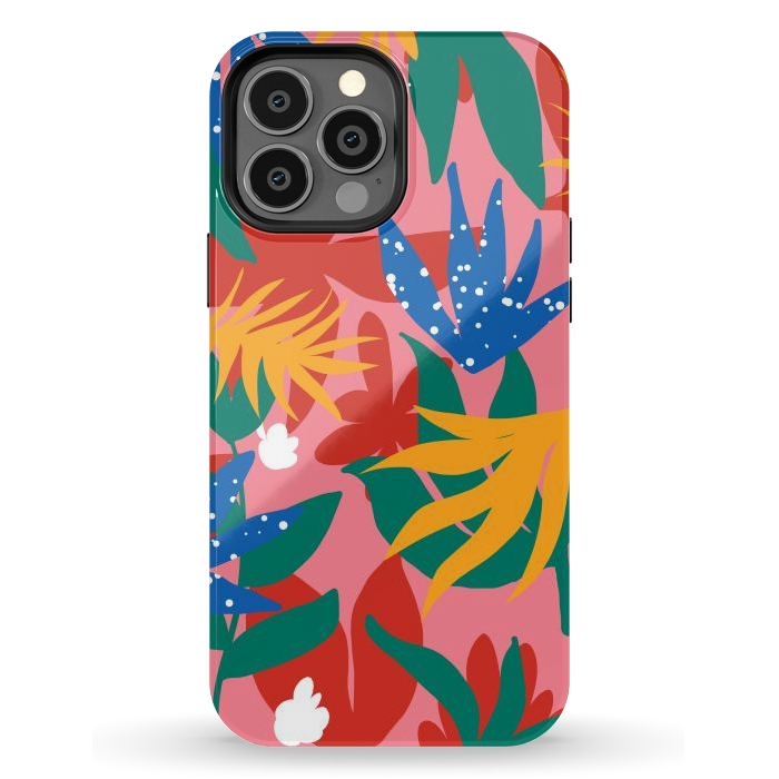 iPhone 13 Pro Max StrongFit Blush in The Jungle by Uma Prabhakar Gokhale
