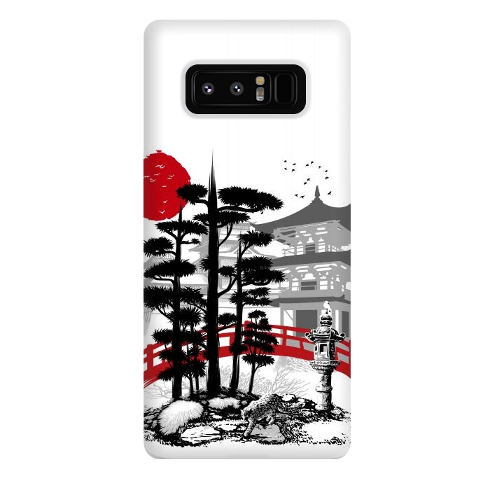 Galaxy Note 8 StrongFit Temple with garden Zen by Alberto