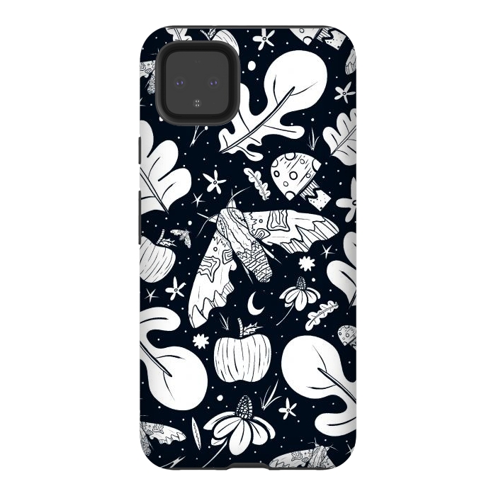 Pixel 4XL StrongFit Moths and leaves by Steve Wade (Swade)