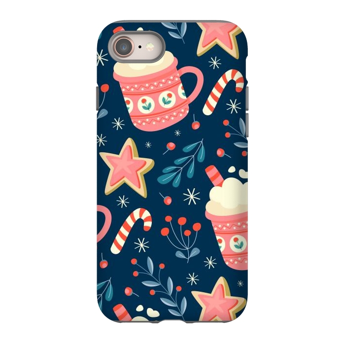 iPhone SE StrongFit Cute Christmas Pattern VI by ArtsCase