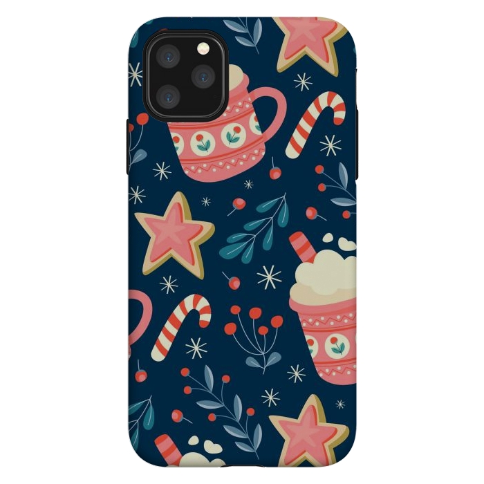 iPhone 11 Pro Max StrongFit Cute Christmas Pattern VI by ArtsCase