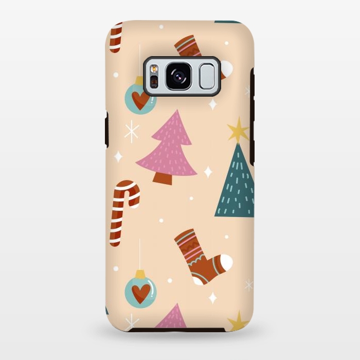 Galaxy S8 plus StrongFit Original Pattern in Christmas by ArtsCase