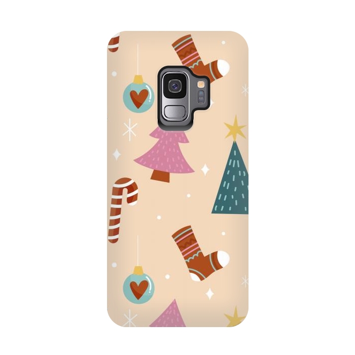 Galaxy S9 StrongFit Original Pattern in Christmas by ArtsCase