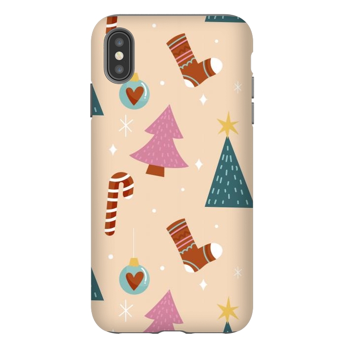 iPhone Xs Max StrongFit Original Pattern in Christmas by ArtsCase