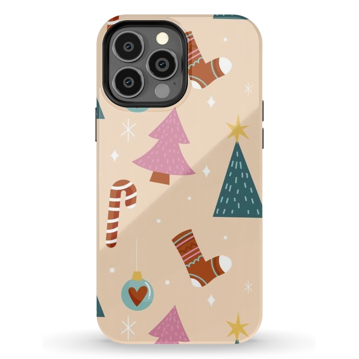 iPhone 13 Pro Max StrongFit Original Pattern in Christmas by ArtsCase