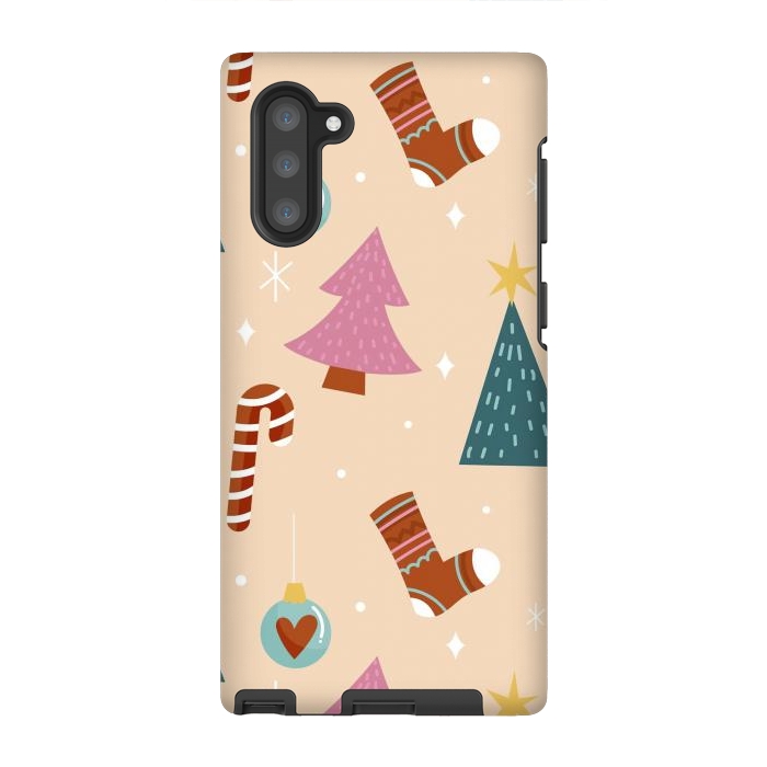 Galaxy Note 10 StrongFit Original Pattern in Christmas by ArtsCase