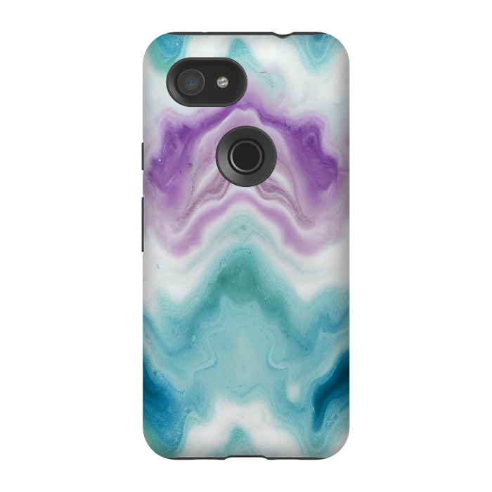 Pixel 3A StrongFit Wavy marble  by Winston