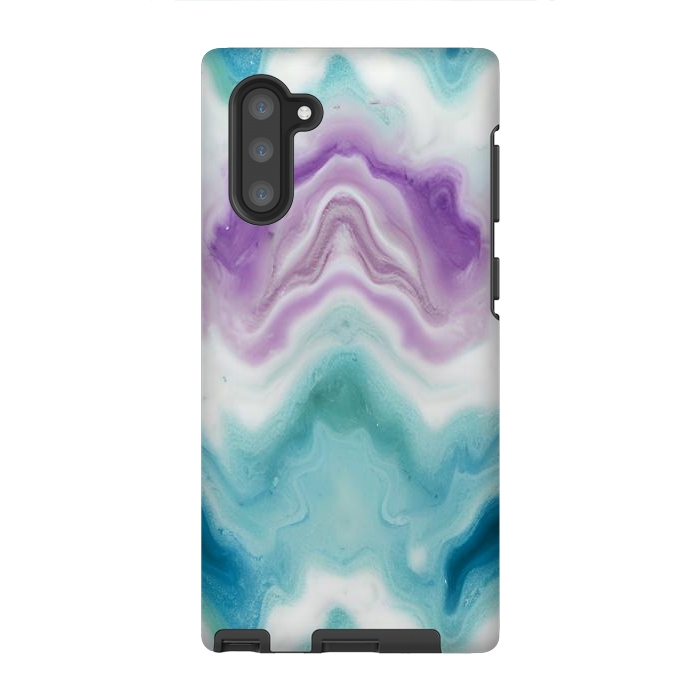 Galaxy Note 10 StrongFit Wavy marble  by Winston
