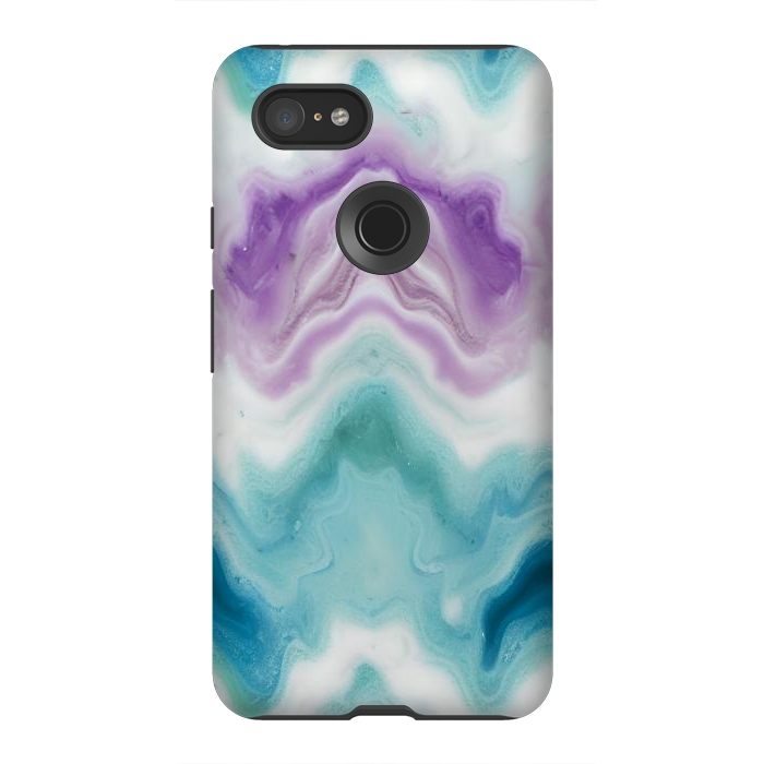 Pixel 3XL StrongFit Wavy marble  by Winston