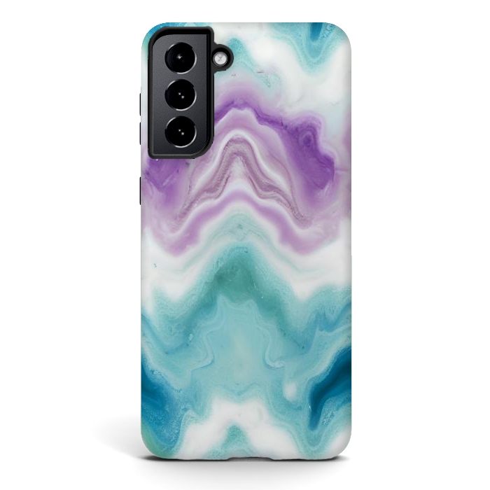 Galaxy S21 StrongFit Wavy marble  by Winston