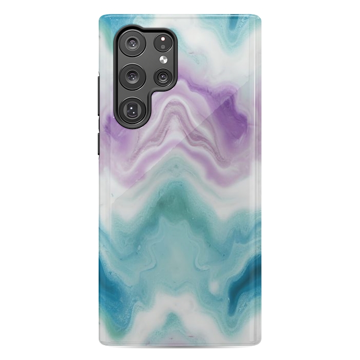 Galaxy S22 Ultra StrongFit Wavy marble  by Winston