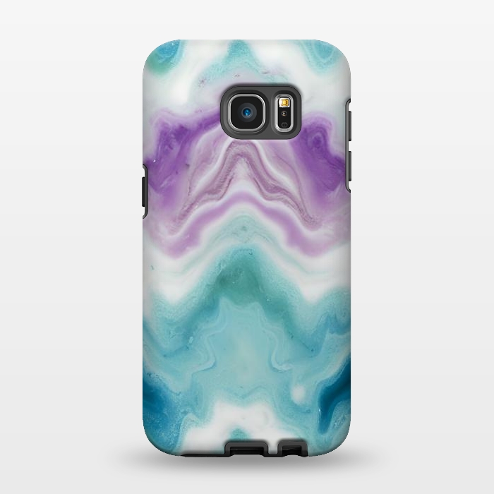 Galaxy S7 EDGE StrongFit Wavy marble  by Winston