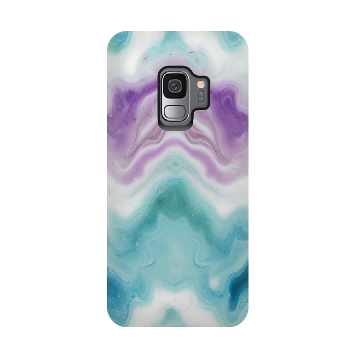 Galaxy S9 StrongFit Wavy marble  by Winston