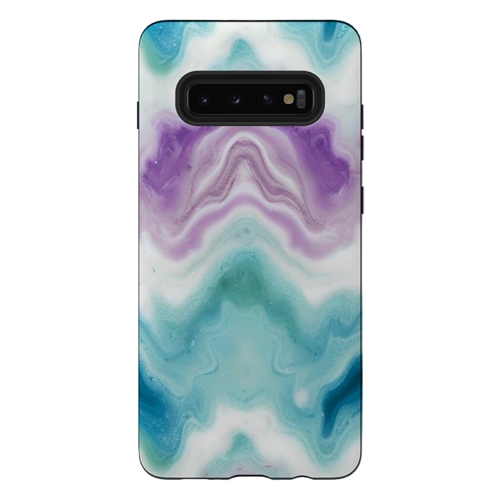 Galaxy S10 plus StrongFit Wavy marble  by Winston