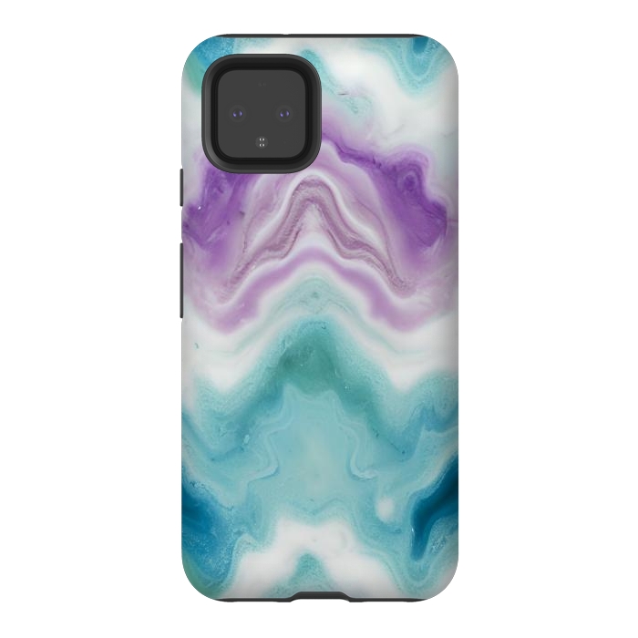 Pixel 4 StrongFit Wavy marble  by Winston