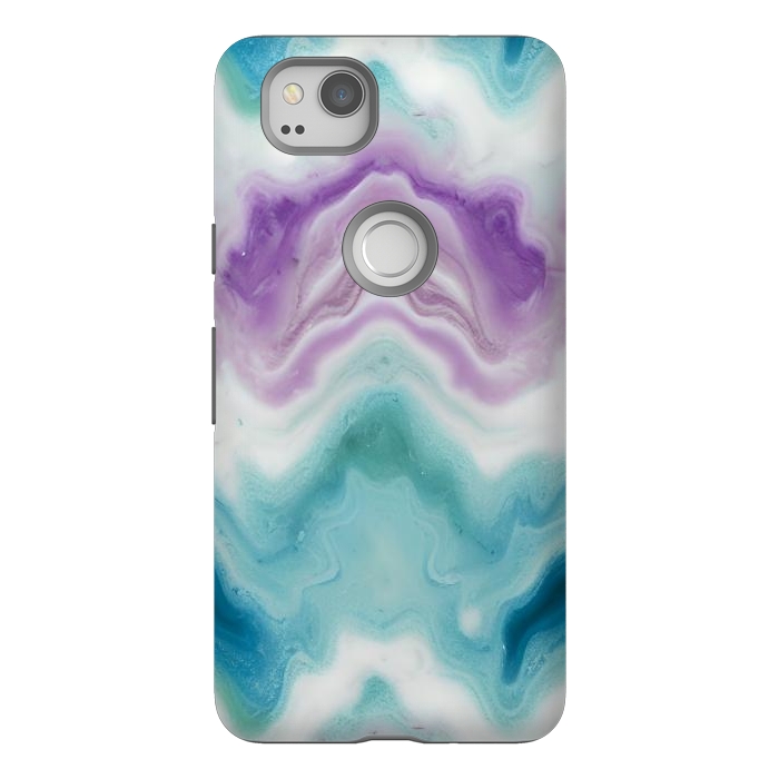 Pixel 2 StrongFit Wavy marble  by Winston