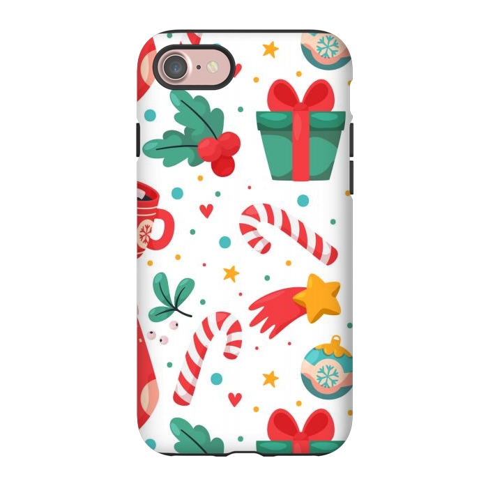 iPhone 7 StrongFit Christmas Pattern by ArtsCase
