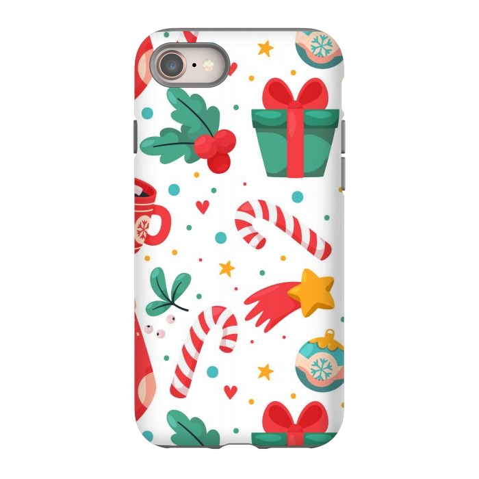 iPhone SE StrongFit Christmas Pattern by ArtsCase