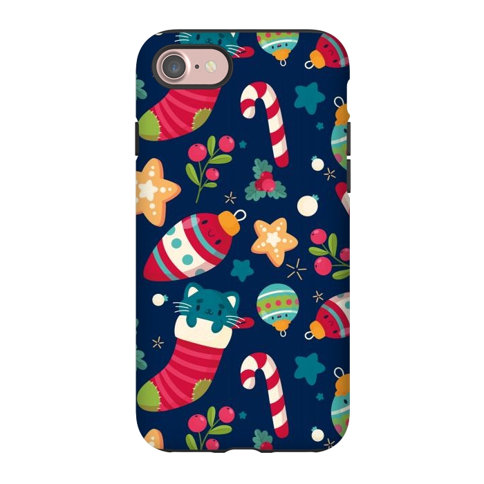 iPhone 7 StrongFit A Cat in Christmas by ArtsCase