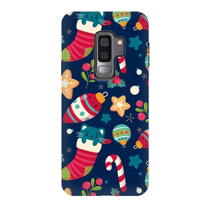 Galaxy S9 plus StrongFit A Cat in Christmas by ArtsCase