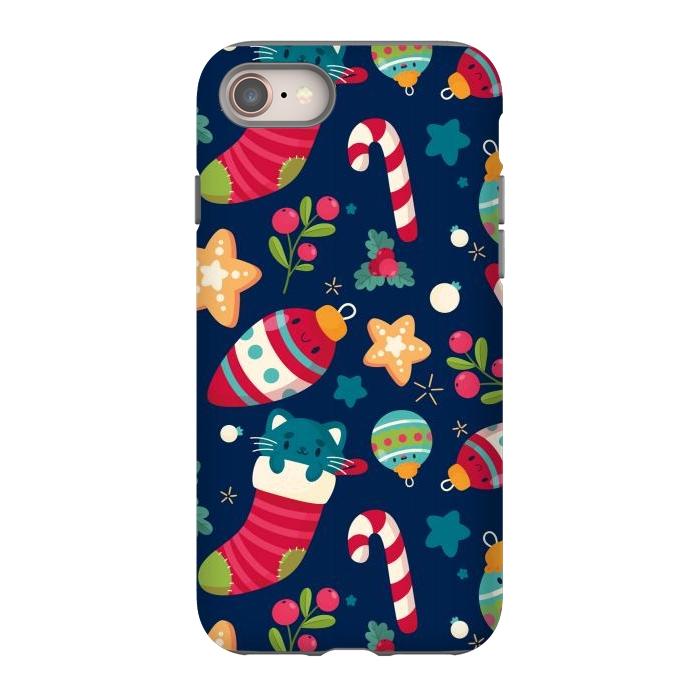 iPhone SE StrongFit A Cat in Christmas by ArtsCase