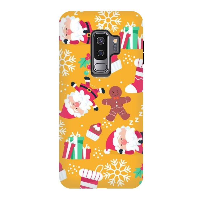 Galaxy S9 plus StrongFit Cute Pattern for Christmas  by ArtsCase