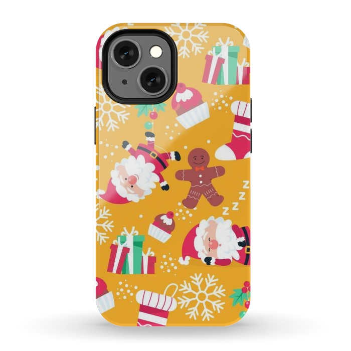 iPhone 12 mini StrongFit Cute Pattern for Christmas  by ArtsCase